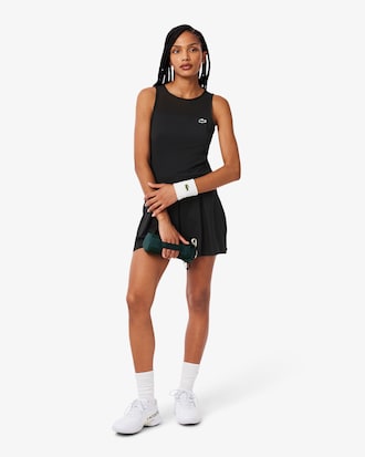 Vestido de tenis plisado el&aacute;stico de doble tejido