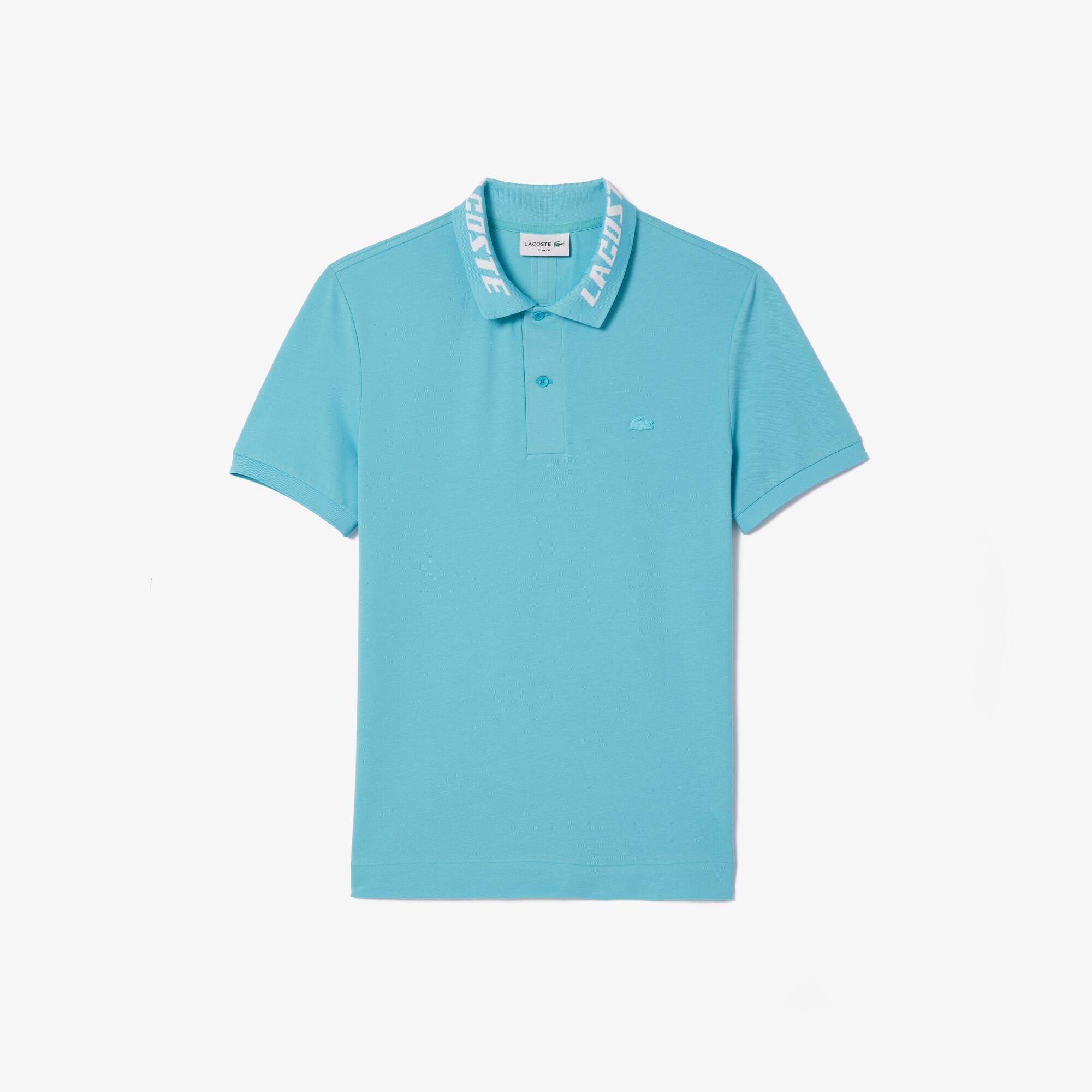 Lacoste Movement Polo Slim Fit em piqué com stretch e logo