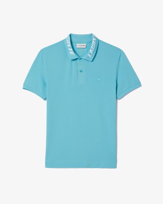 Lacoste Movement Polo Slim Fit em piqué com stretch e logo