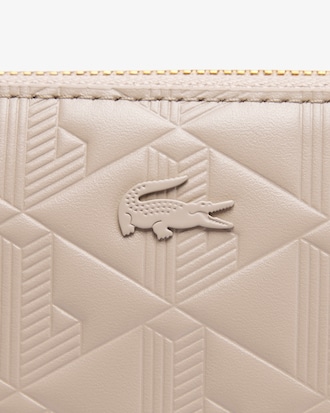 Billetera De Cuero Con Relieve Maheki