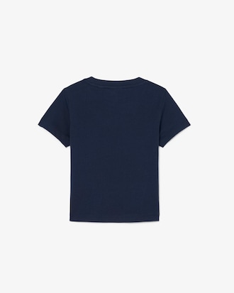 Camiseta de Algod&atilde;o com Estampa de T&ecirc;nis