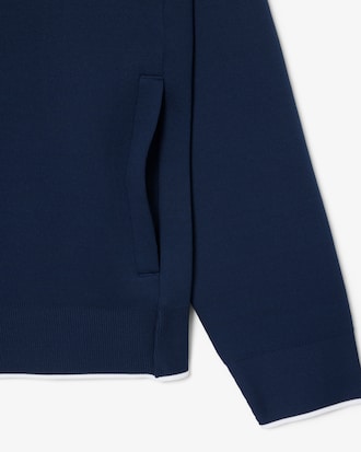 Tennis Heritage Polo Collar Zipped Sweatshirt