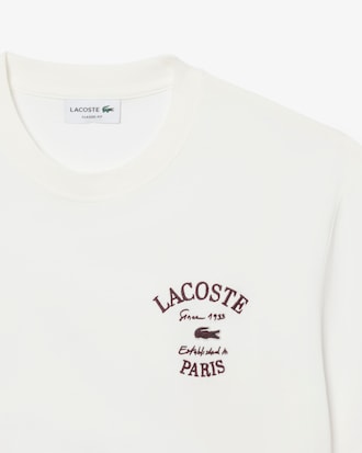 Remera de punto de algod&oacute;n con detalle bordado