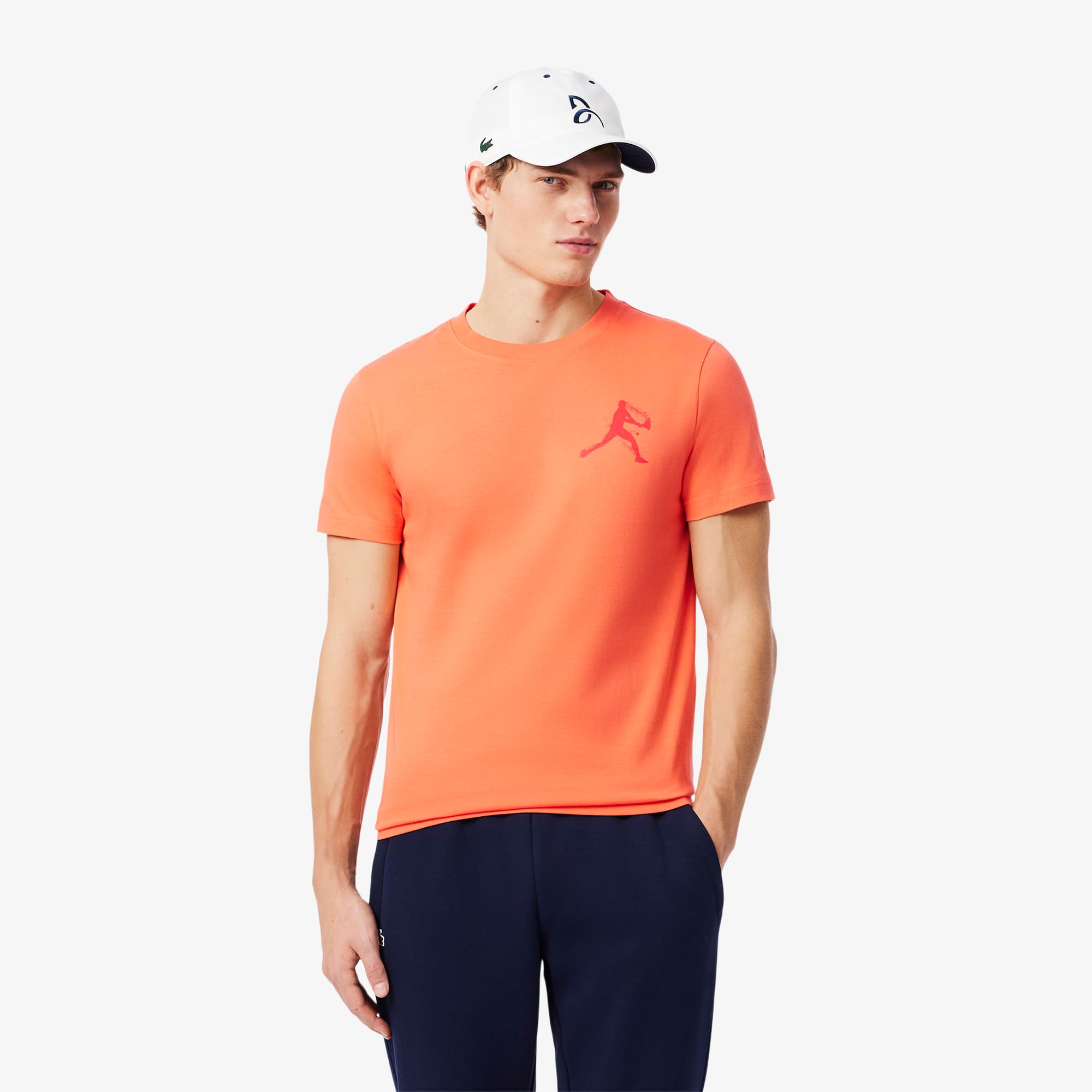 LACOSTE NOVAK DJOKOVIC テニスウェアセット Kit Lacoste Masculino Camiseta e Boné Novak Djokovic