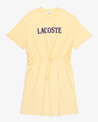 Vestido Camiseta de Malha de Algodão Oversized
