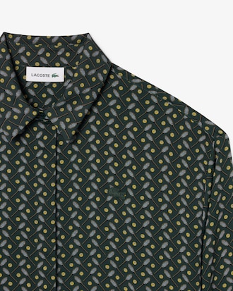 Camisa oversize de estampado fluido