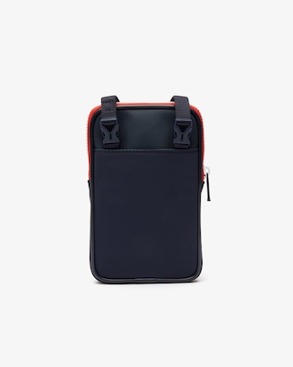 Minibolsa masculina Roland Garros com z&iacute;per e tira ajust&aacute;vel