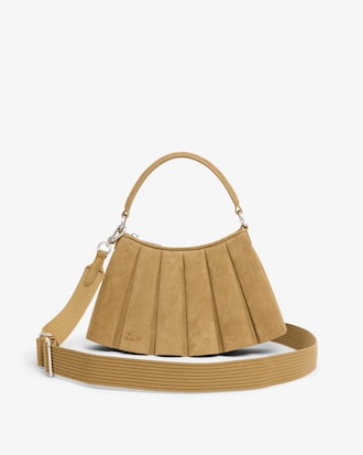Bolsa Pequena Lenglen de Couro Camur&ccedil;a