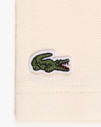 Polo em Mini Piqu&eacute; com Motivo Floral