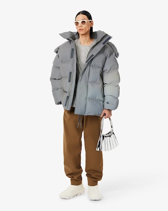 Camiseta Acolchoada Brilhante Da Passarela