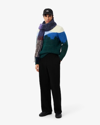 Gorra Cocodrilo de Algodón con Estampa Landscape