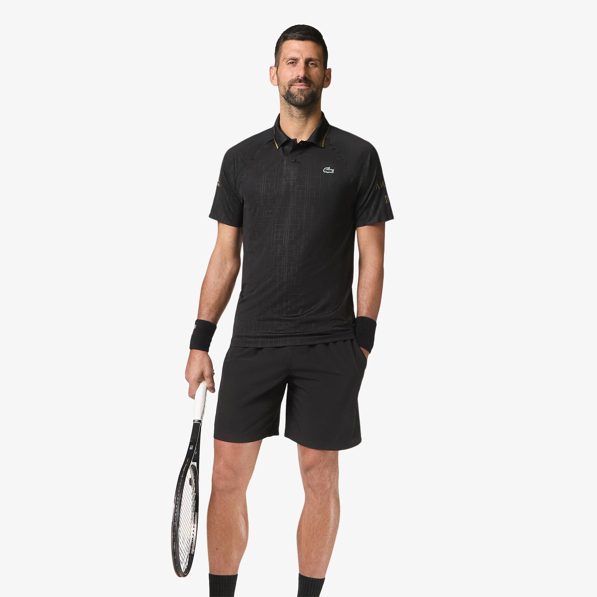 Polo Lacoste Tennis X Novak Djokovic em Malha Ultraleve