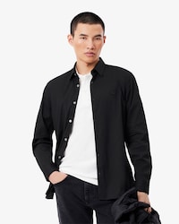 Camisa De Poplin Elastizado Al Cuerpo