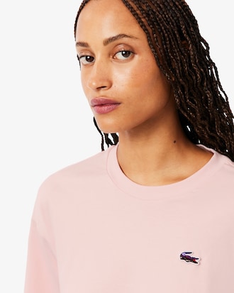 Remera Landscape con Cocodrilo Estampado Fit Relax