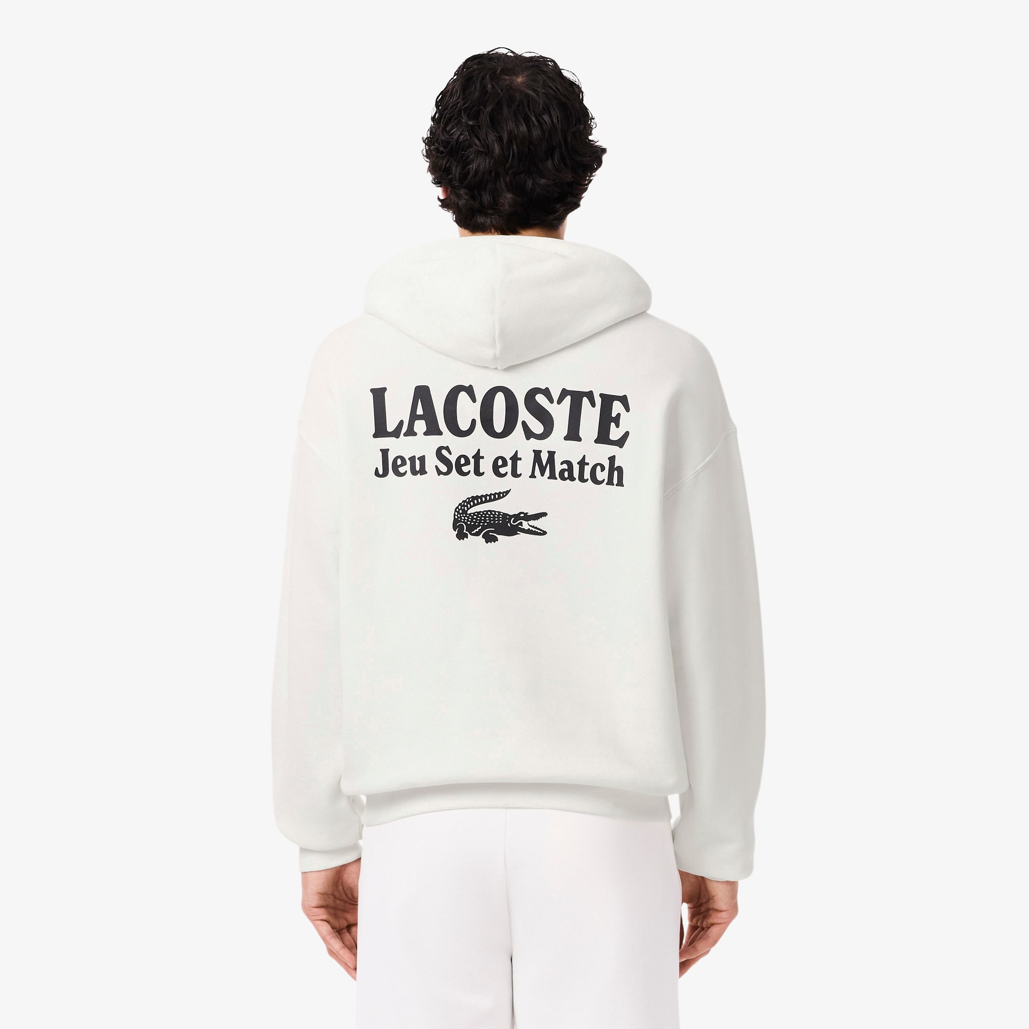 Lacoste Moletom Masculino com Estampa Múltipla e Capuz