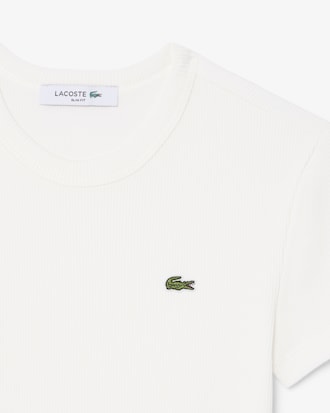 Remera De Algod&oacute;n Acanalada Al Cuerpo