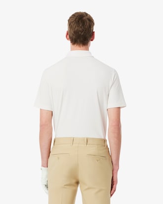Camisa Polo Masculina Manga Curta de Jersey em Modelagem Regular