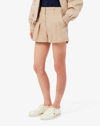 Cotton Gabardine Bermuda Shorts