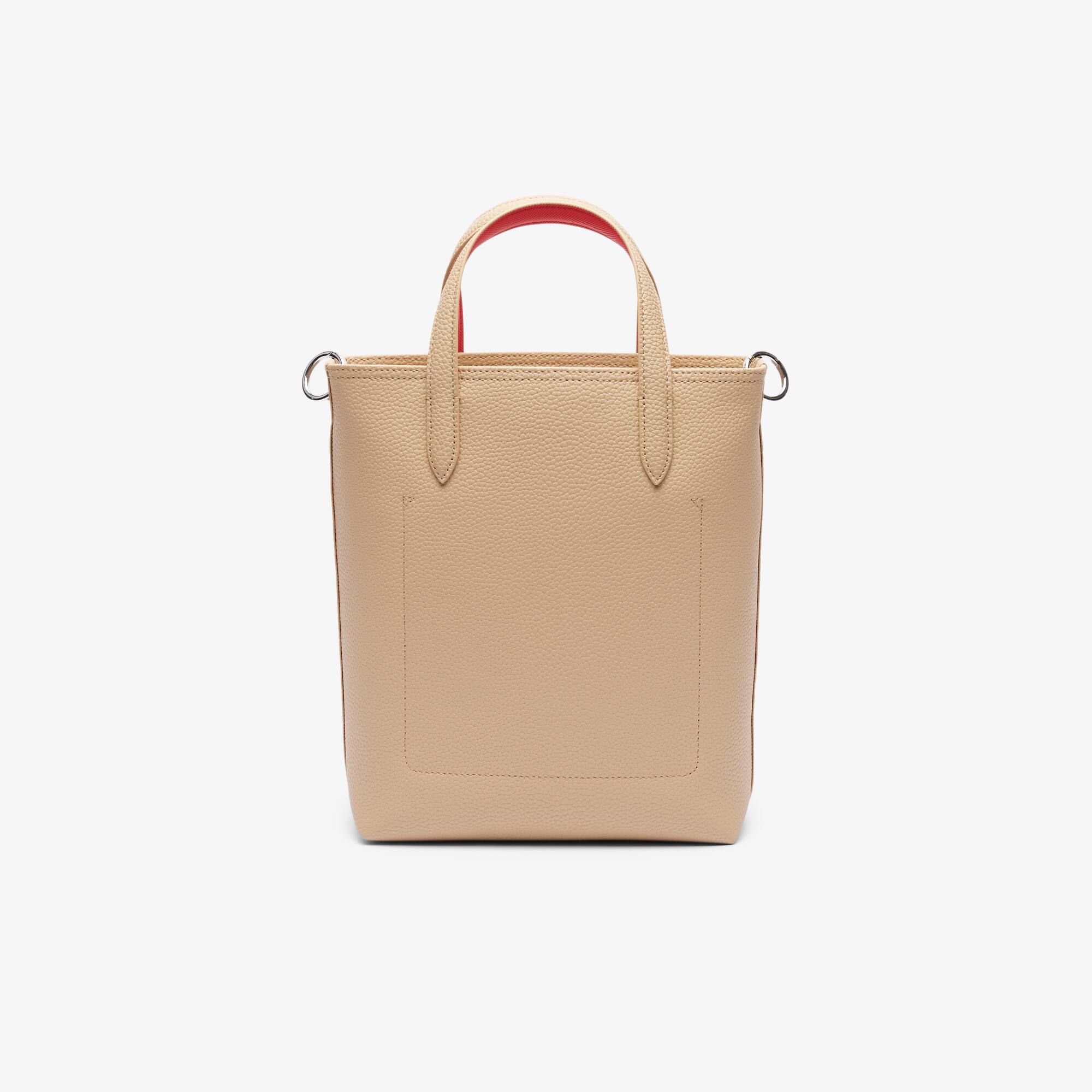 Bolsa Tote Vertical Reversível Anna Lacoste em Petit Piqué