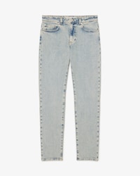 Cal&ccedil;a Jeans Slim Fit Indigo com 5 Bolsos
