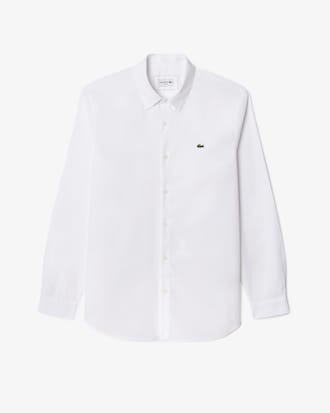 Camisa De Poplin Elastizado Al Cuerpo