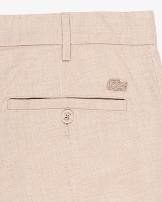 Bermuda Gabardina de Algodón Fit Regular