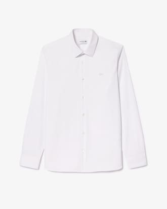 Camisa de Poplin Elastizada Slim Fit