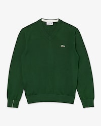 Su&eacute;ter em Algod&atilde;o com Gola V