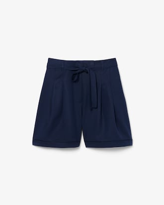 Bermuda Oversized em Mistura de Linho Fluida