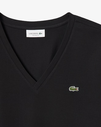 Remera de Algodón Suave Cuello en V Fit Relax