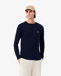 Camiseta de Algod&atilde;o Pima com Manga Longa