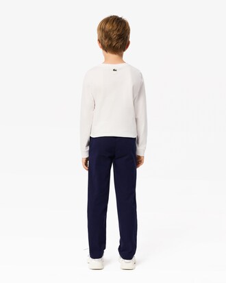 Pantalones De Gabardina De Algod&oacute;n Elastizado