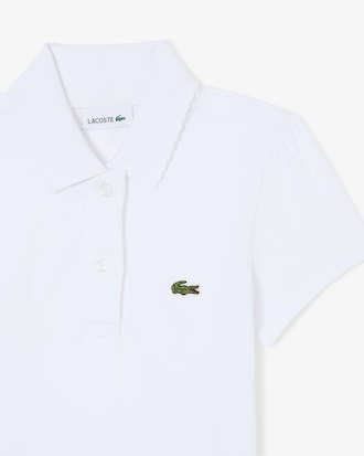Camisa Polo em Piqu&eacute; com Gola Recortada