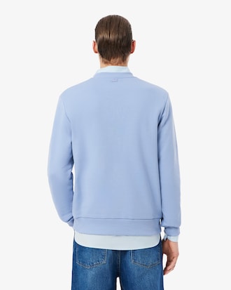 Blusa de Moletom de Velo de L&atilde; com Motivo Bordado