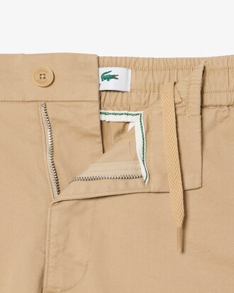 Shorts de Tafet&aacute; de Algod&atilde;o Modelagem reta