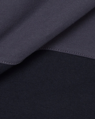 Colour-Block Zipped Hoodie