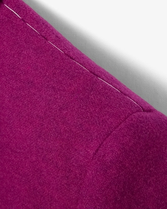 Blazer de Lã Marmorizada com Botões Duplos Da Coleção Runway