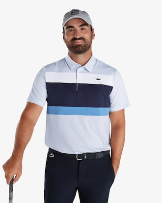 Polo Golf Ultra Dry Stretch com Colour-Block