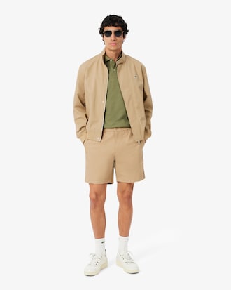 Shorts de Tafet&aacute; de Algod&atilde;o Modelagem reta