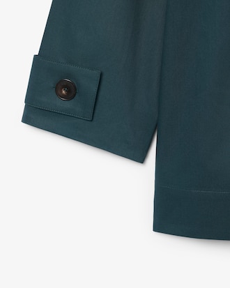 Mini vestido de sarga oversize Runway