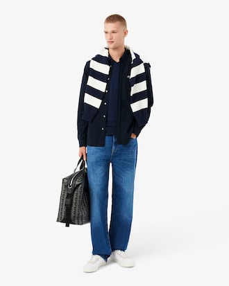 Camiseta de Algod&atilde;o Pima Leve com Gola V