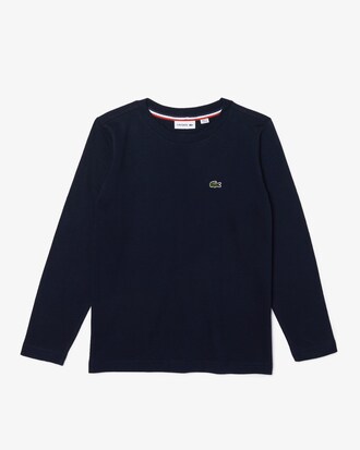 Camiseta infantil decote careca em j&eacute;rsei