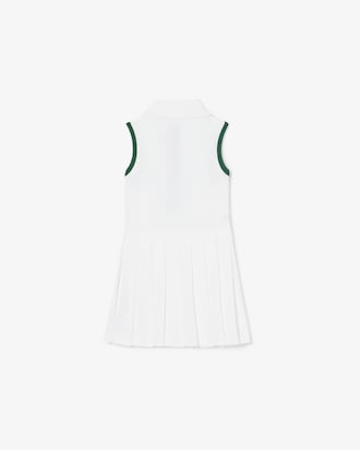 Vestido Sem Manga em Petit Piqu&eacute;