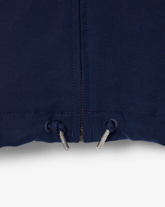 Campera de ch&aacute;ndal oversized de mezcla de Lino