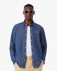 Camisa em Denim Leve Ajuste Regular