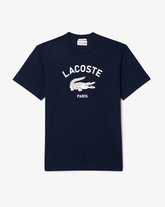 Camiseta em Algod&atilde;o com Estampa Assinada