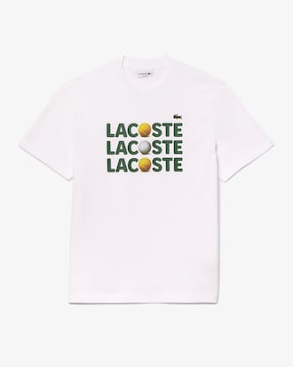 Camiseta de Algod&atilde;o Pesado com Estampa de Bola