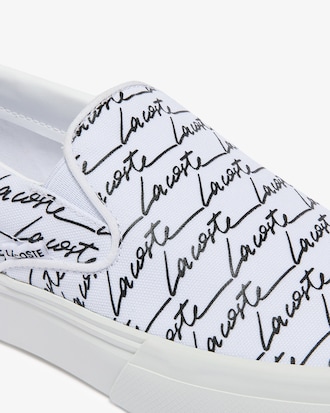 Tênis slip-on masculino Jump Serve em lona estampada