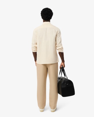 Pantalón de Lino Twill Fit Regular