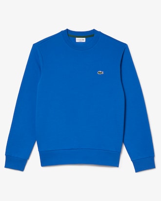 Moletom masculino Lacoste SPORT em fleece de mistura de algod&atilde;o